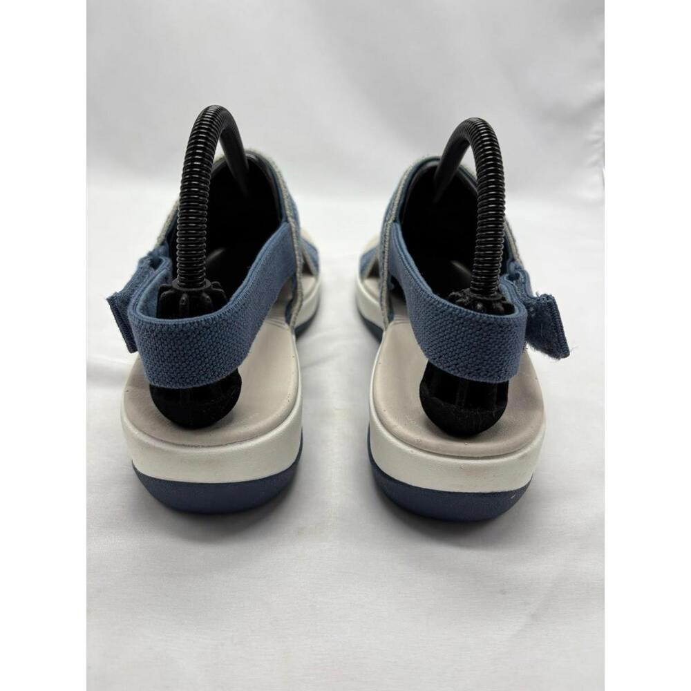Women’s Blue Striped Comfort Sandals - Picture 4 of 9